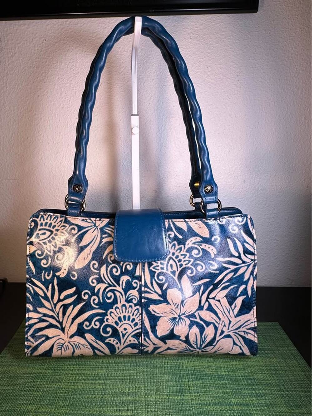 NWT Patricia Nash "Violina" Satchel Bag – Greek Floral